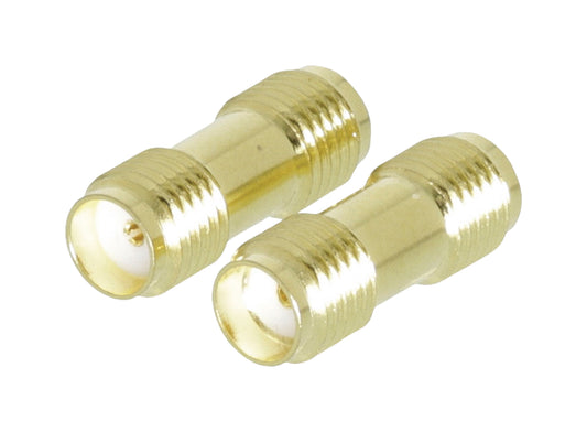 Valueline SMA-Adapter SMA-female - SMA-female Gold