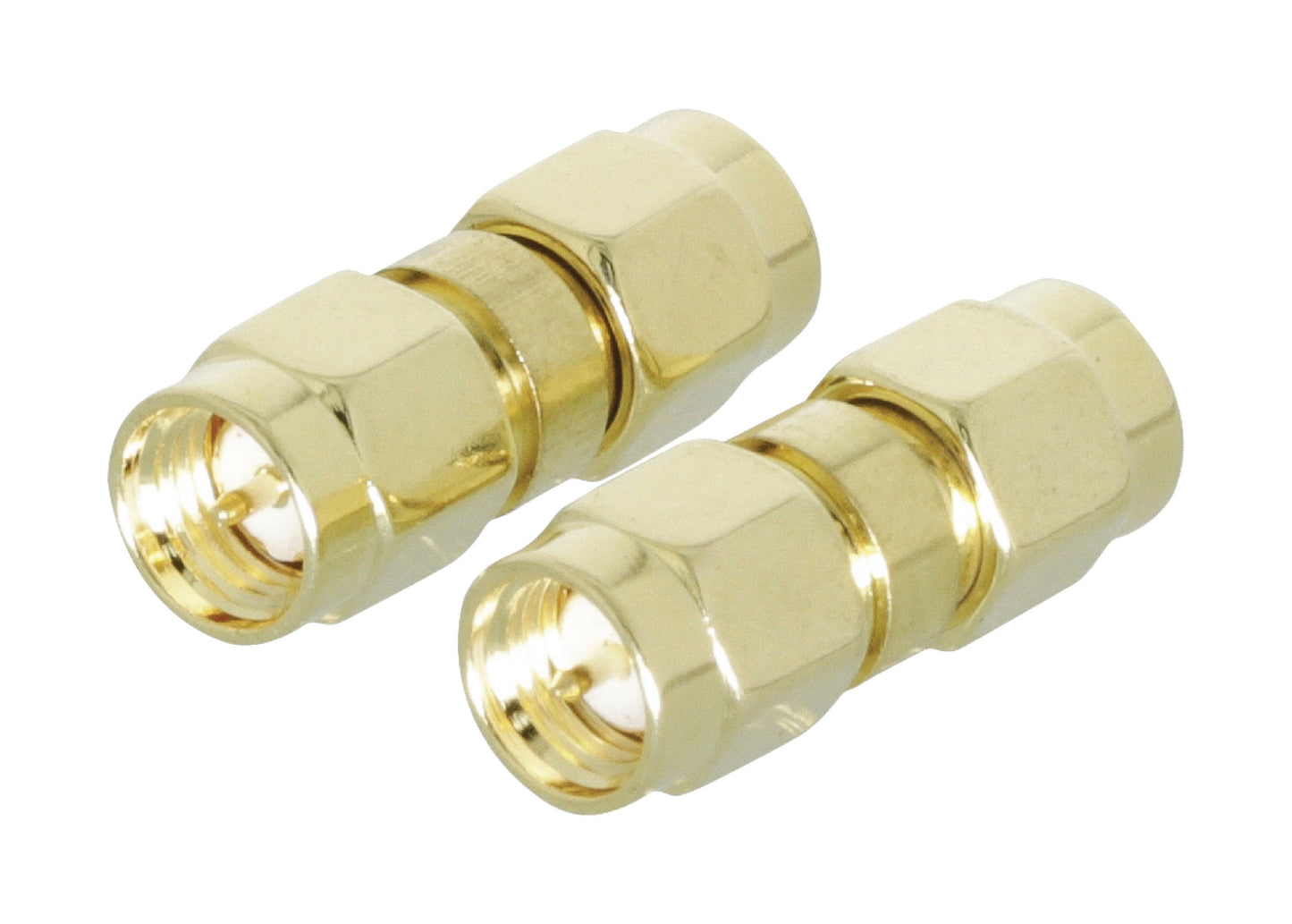 Valueline SMA-Adapter SMA-male - SMA-male Gold