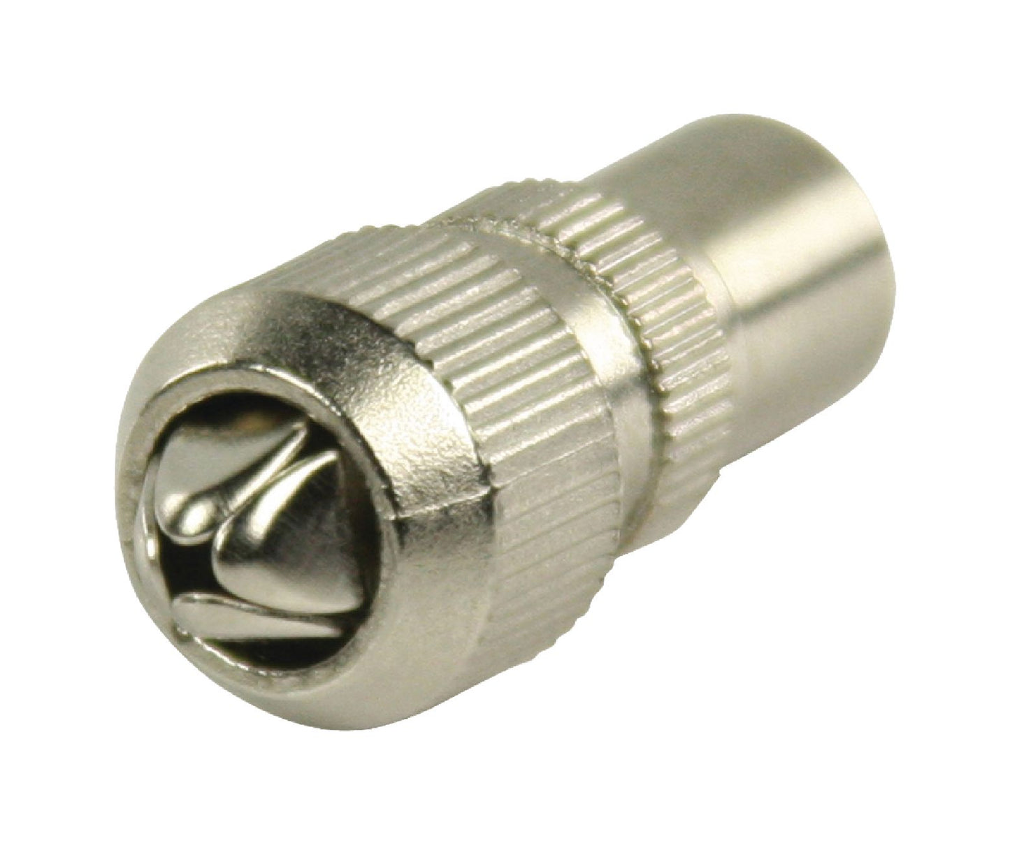Valueline Koax Male Metall Silber