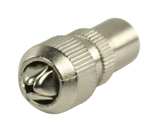 Valueline Koax Male Metall Silber