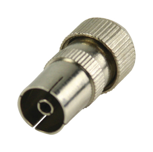 Valueline Koax Female Metall Silber