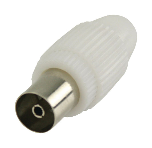Valueline Koax Female PVC Weiss