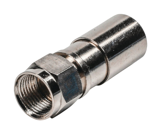 Valueline F-Stecker 7.0 mm Male Metall Silber