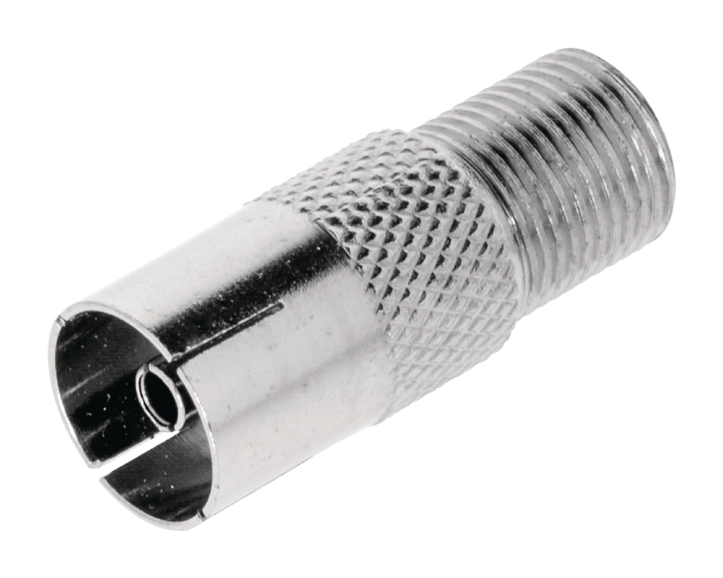 Valueline Coax-Adapter F F female - Koax-Kupplung Silber