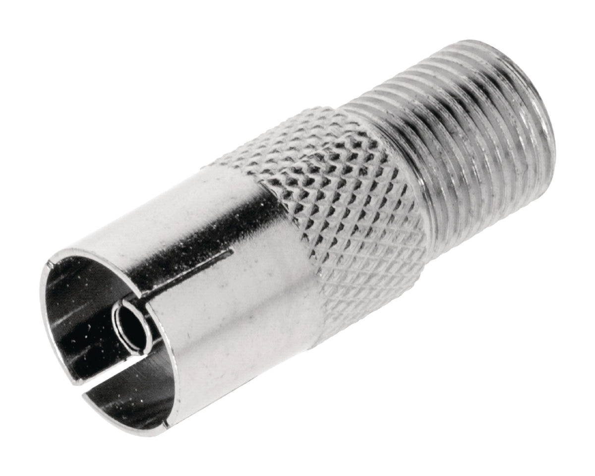 Valueline Coax-Adapter F F female - Koax-Kupplung Silber