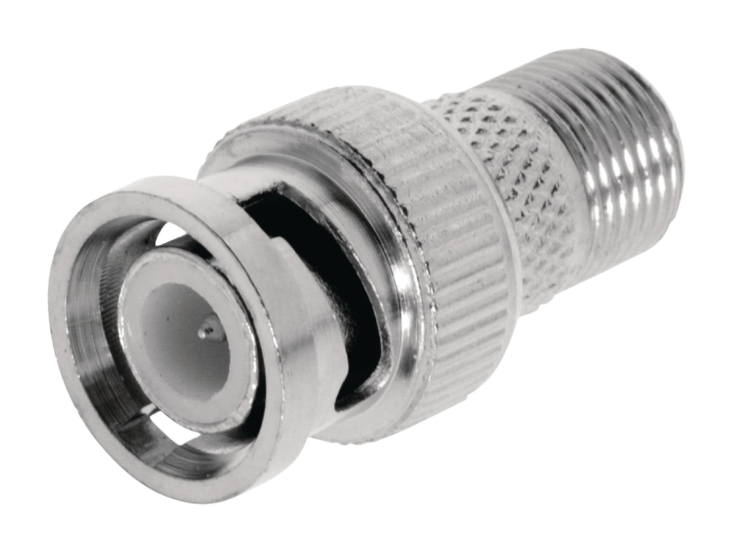 Valueline Coax-Adapter BNC BNC-Stecker - F female Silber