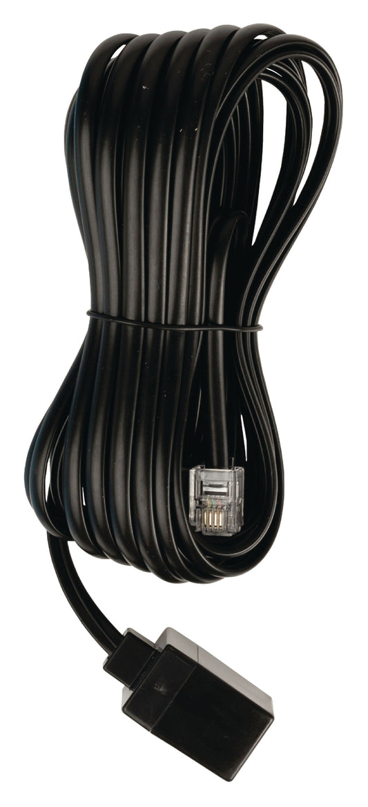 Valueline Telefon-Verlängerungskabel RJ11 (6P4C) female - RJ11 (6P4C) male flach 5.00 m Schwarz