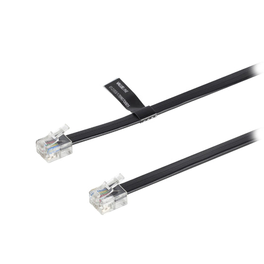 Valueline Telefonkabel RJ12 (6P6C) male - RJ12 (6P6C) male 5.00 m Schwarz