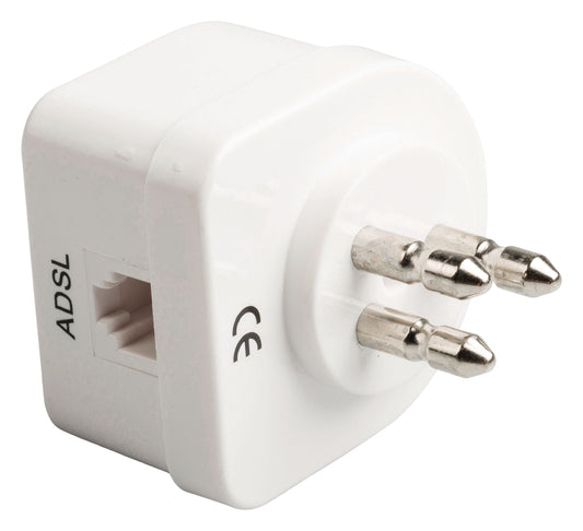 Valueline Telefonadapter Italien Stecker - Italien Kupplung / RJ11 (6P4C) female Weiss