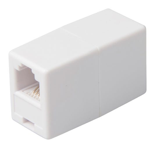 Valueline Telefonadapter RJ11 (6P4C) female - RJ11 (6P4C) female Weiss