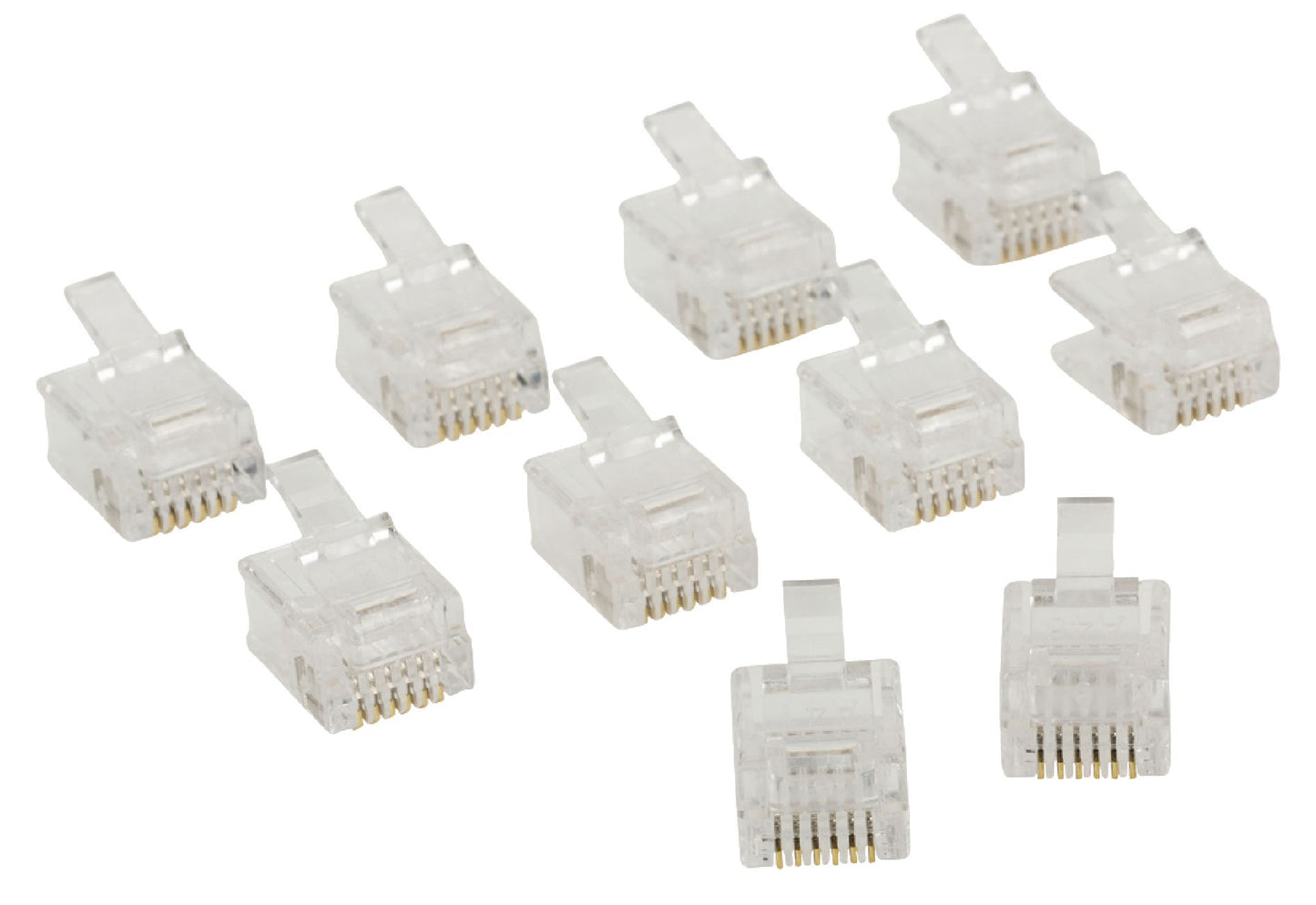 Valueline Telefon-Stecker RJ12 Male PVC Transparent