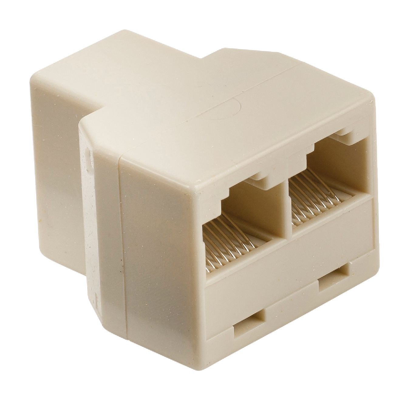 Valueline Telefonadapter RJ45 (8P8C) female - 2x RJ45 (8P8C) female Elfenbein