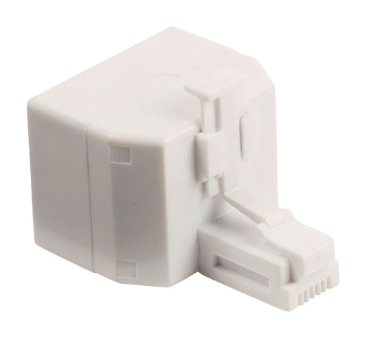 Valueline Telefonadapter RJ11 (6P4C) male - 2x RJ11 (4/6) female Weiss