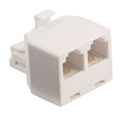 Valueline Telefonadapter RJ11 (6P4C) male - 2x RJ11 (4/6) female Weiss