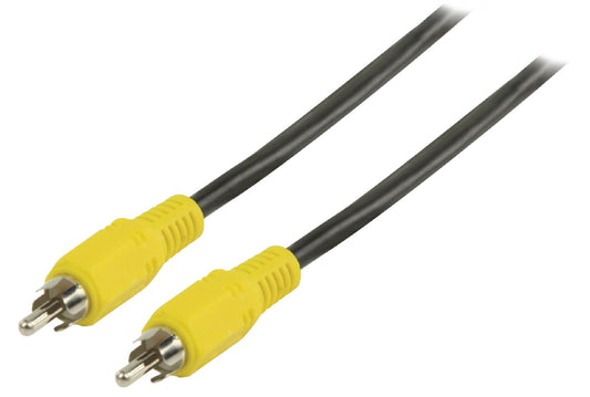 Valueline VLVP24100B50 Composite-Videokabel RCA male - RCA male 5.00 m Schwarz