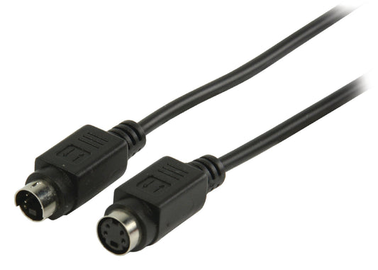 Valueline S-Video-Kabel S-Video male - S-Video female 2.00 m Schwarz