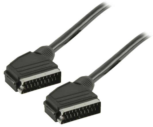 Valueline SCART-Kabel Scart-male - Scart-male 0.50 m Schwarz