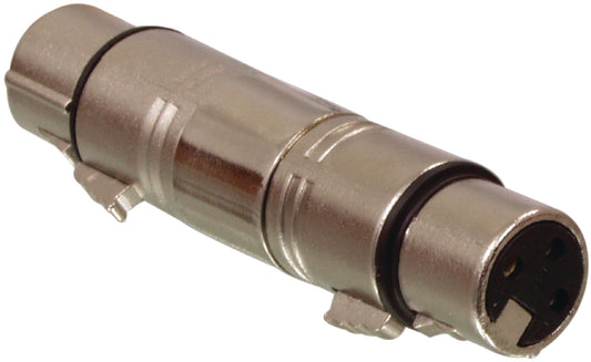 Valueline XLR-Adapter XLR 3-pol. female - XLR 3-pol. female Silber