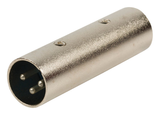 Valueline XLR-Adapter XLR 3-pol. male - XLR 3-pol. male Silber