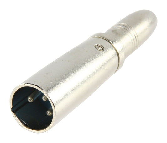 Valueline XLR-Adapter XLR 3-pol. male - 6.35 mm female Silber