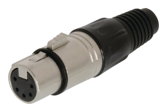 Valueline Stecker XLR 5-Pin Female Metall Silber