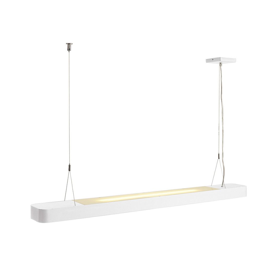 SLV WORKLIGHT LED Pendelleuchte, weiss, dimmbar, mit Sensor