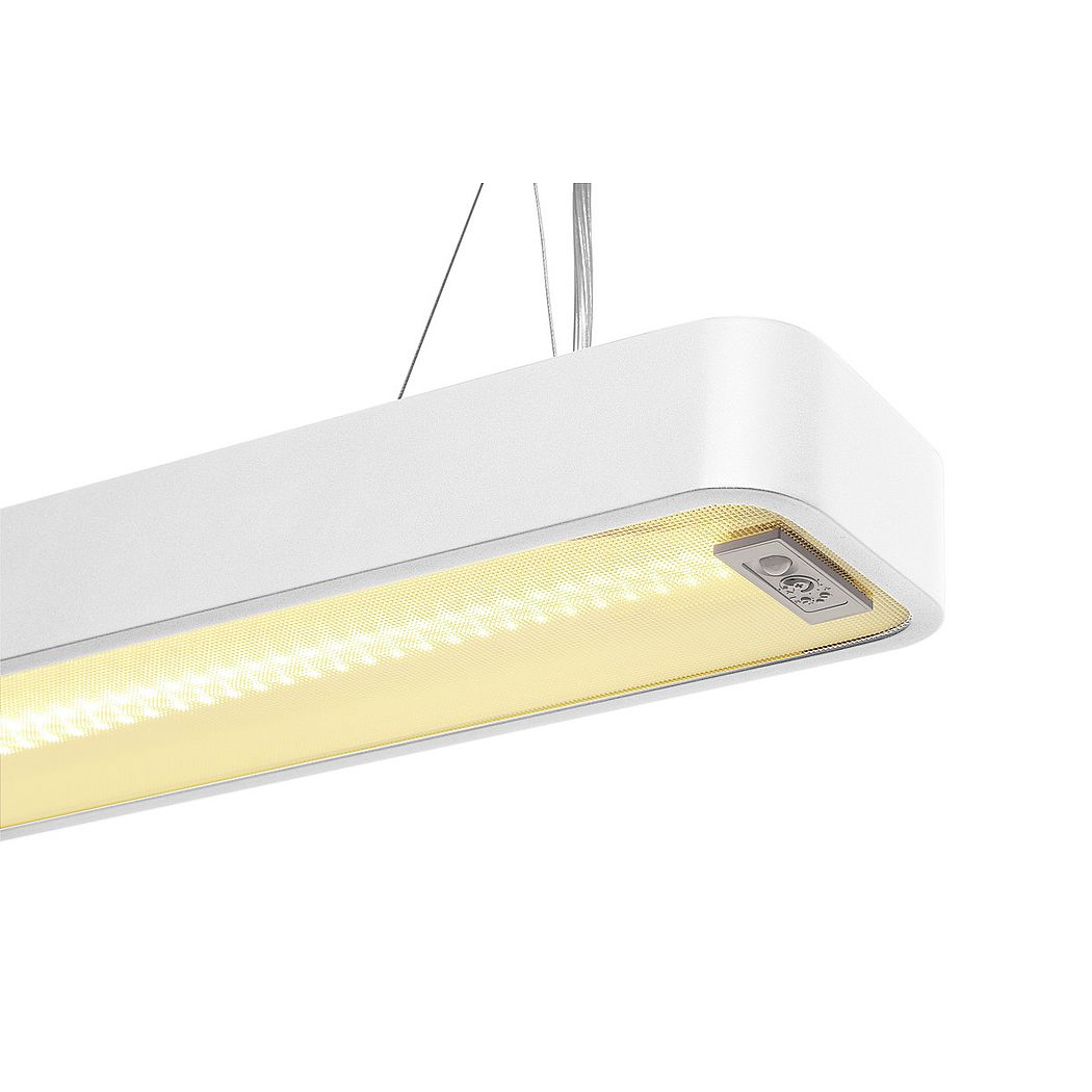 SLV WORKLIGHT LED Pendelleuchte, weiss, dimmbar, mit Sensor