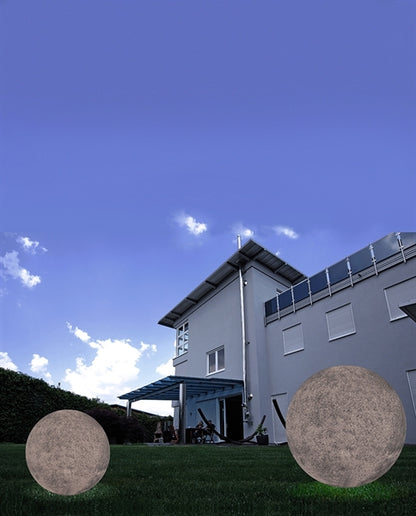 Deko-Light Kugelleuchte Granit 45  grau Granikoptik