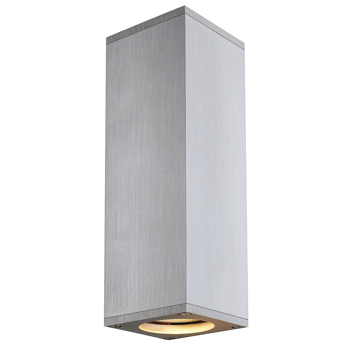 SLV THEO UP/DOWN Wandleuchte, eckig, alu brushed, 2xGU10, max. 2x50W