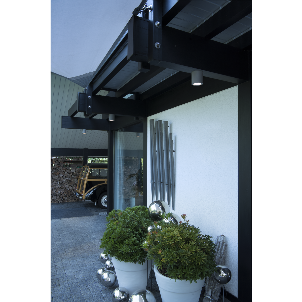 SLV SITRA CEILING Deckenleuchte, rund, steingrau, GX53, max. 9W