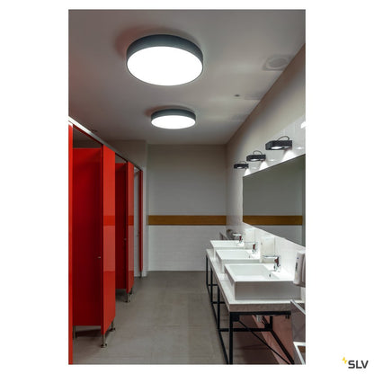 SLV MEDO 60 CW, CORONA, LED Indoor Wand- und Deckenaufbauleuchte, DALI, schwarz, 3000/4000K