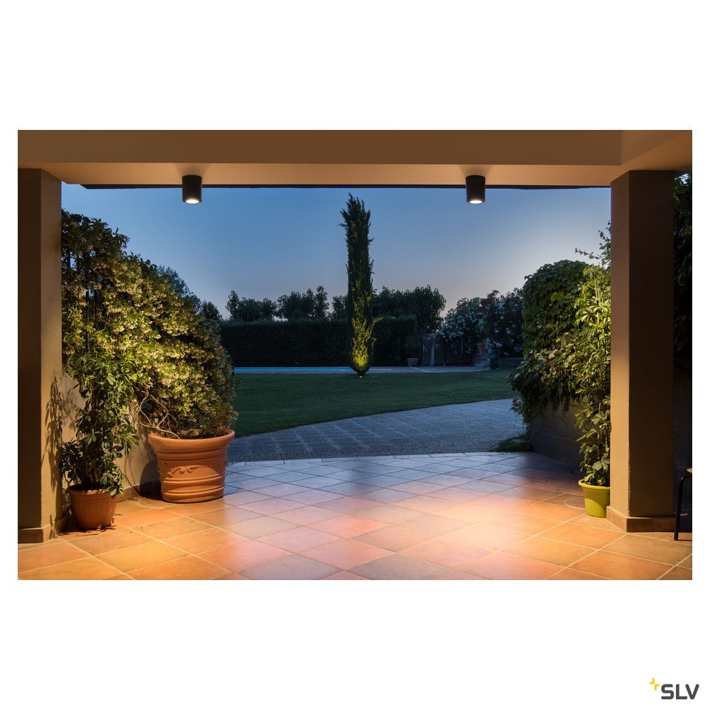 SLV POLE PARC LED Outdoor Deckenleuchte, anthrazite, 3000K, IP44