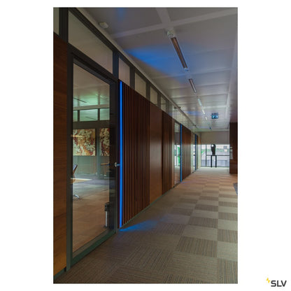 SLV GRAZIA 20 LED Aufbauprofil, flach, glatt, 3m, alu