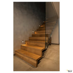 SLV FRAME LED 230V CURVE, LED Indoor Wandeinbauleuchte, silber, 2700K