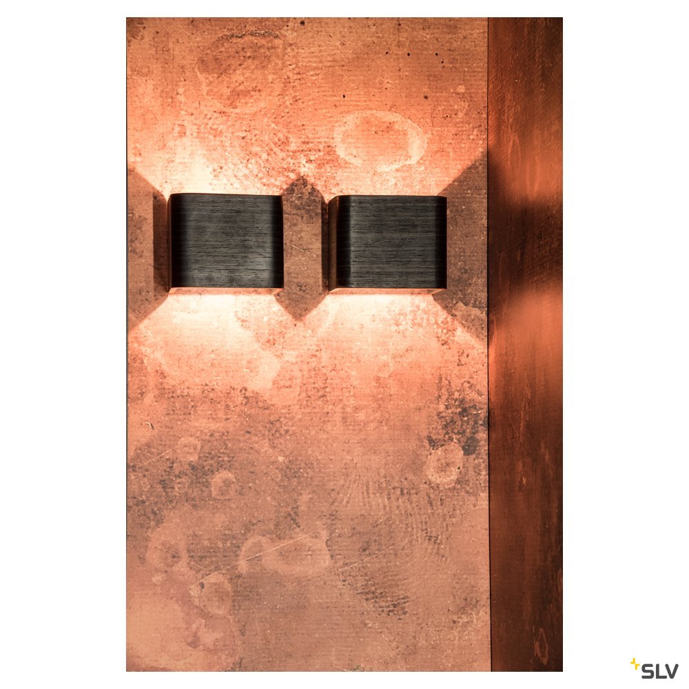 SLV MANA Leuchtenschirm 12, Holz, grau/braun
