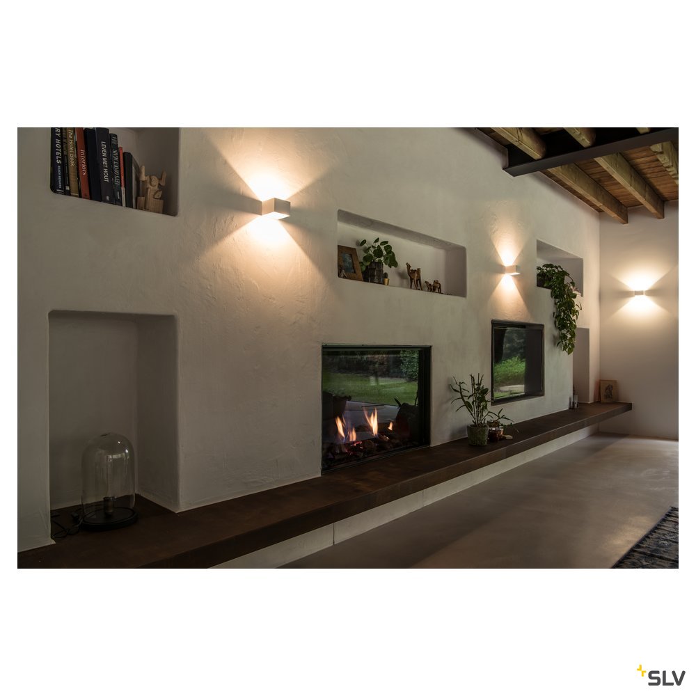 SLV LOGS IN LED Wandleuchte, weiss, 2000K-3000K Dim to Warm