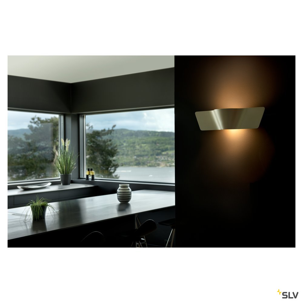 SLV WAVE 40 LED Wandleuchte, messing, 2000K-3000K Dim to Warm