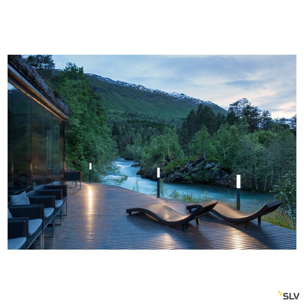 SLV APONI 90 LED Outdoor Standleuchte, anthrazit, 3000K, IP65