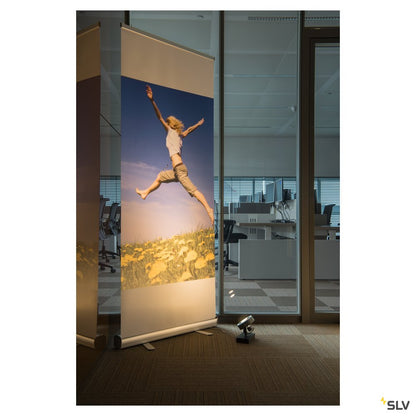 SLV KALU QPAR111 1 FLOOR, Bodenleuchte, schwarz, max. 75W