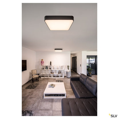 SLV MEDO 60 SQUARE LED, Deckenleuchte, schwarz, 1-10V, 3000K