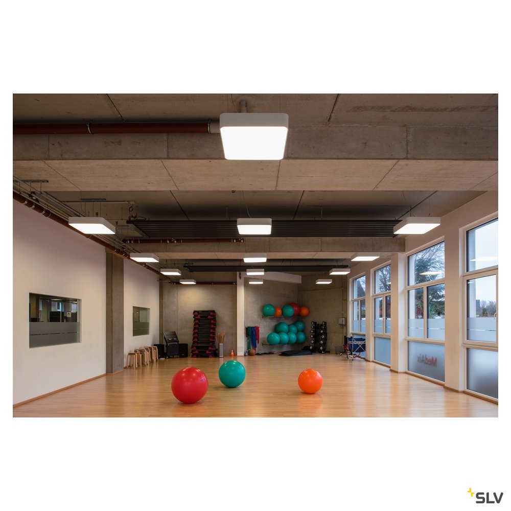 SLV MEDO 60 SQUARE LED, Deckenleuchte, weiss, 1-10V, 3000K