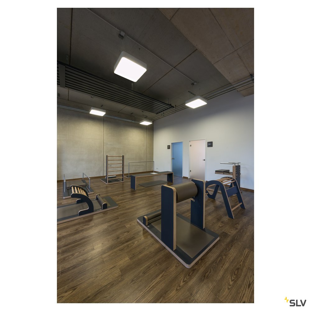 SLV MEDO 60 SQUARE LED, Deckenleuchte, weiss, 1-10V, 3000K