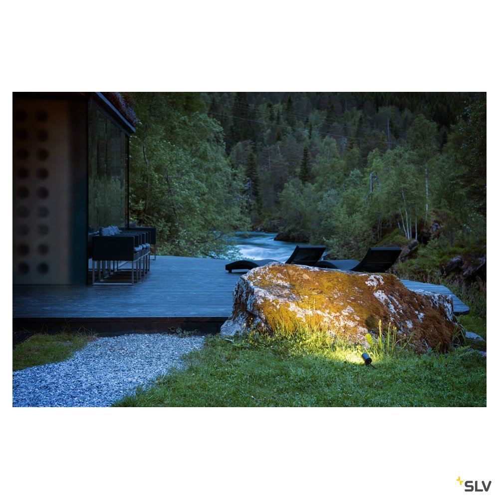 SLV HELIA LED SPOT, Outdoor Strahler, 3000K, 35°, anthrazit, IP55