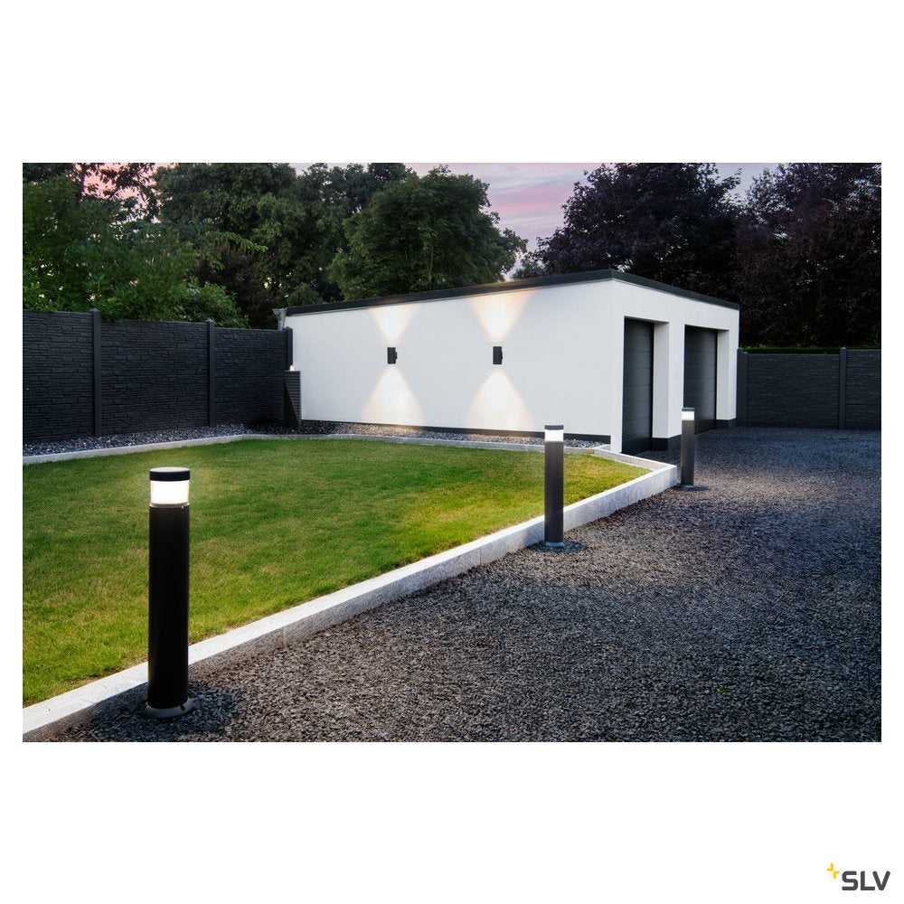 SLV POLE PARC LED Outdoor Wandleuchte, UP/DOWN, anthrazite, 3000K, IP44
