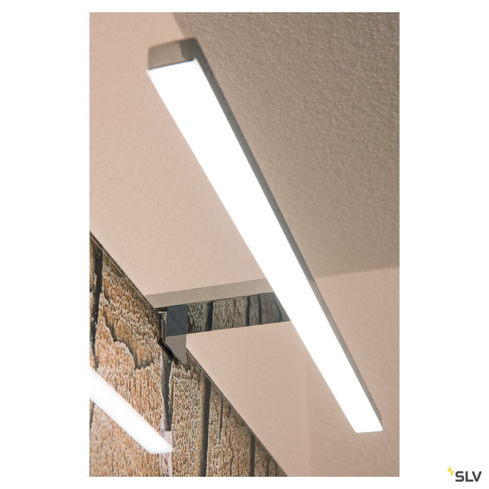SLV DORISA LED Spiegelleuchte, lang, chrom,  4000K, IP44