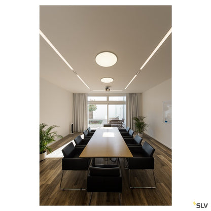 SLV PANEL 60 rund, LED Indoor Deckenaufbauleuchte, weiß, 3000K