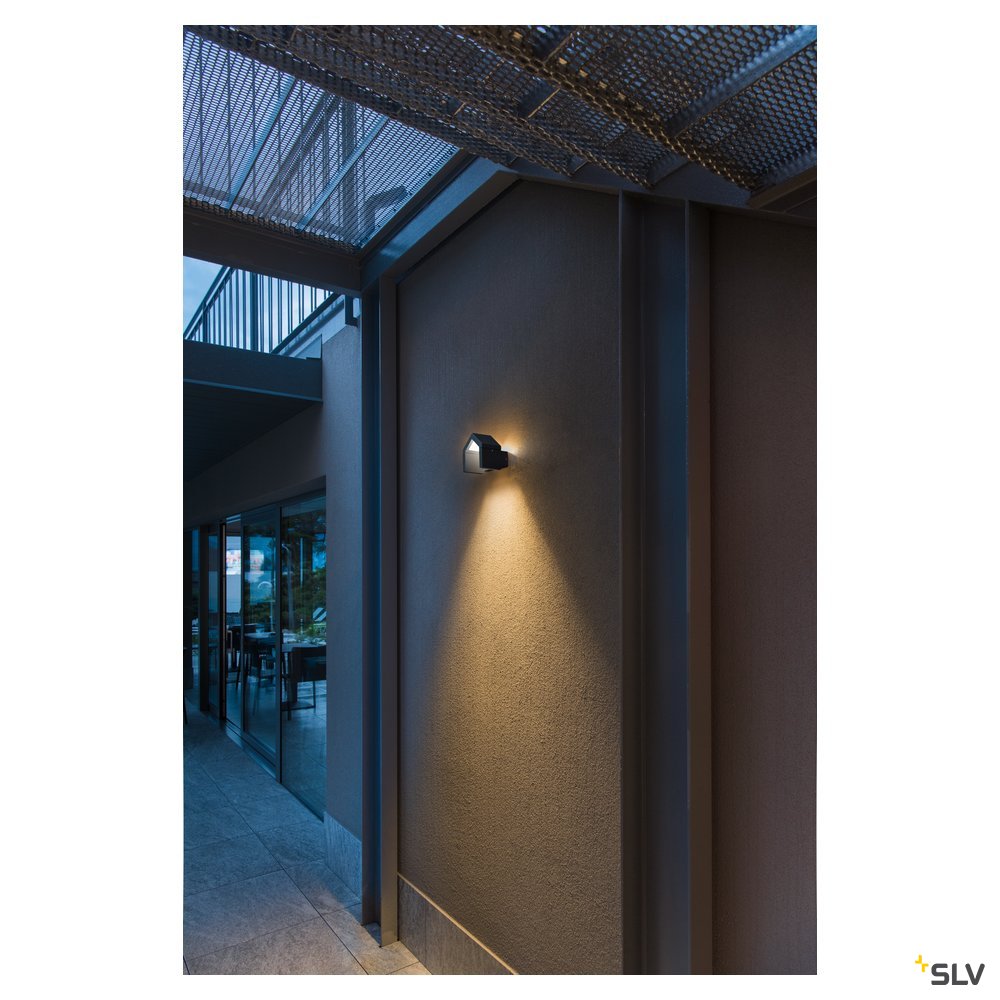 SLV RASCALI WL, LED Outdoor Wandaufbauleuchte, anthrazit, 3000K