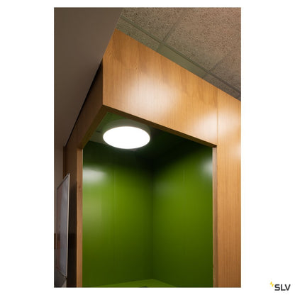 SLV MEDO 40 LED, Deckenleuchte, silbergrau, 1-10V, 3000K