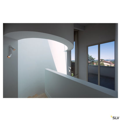SLV AVO CW Double, Indoor Wand- und Deckenaufbauleuchte, QPAR51, weiß, max. 50W