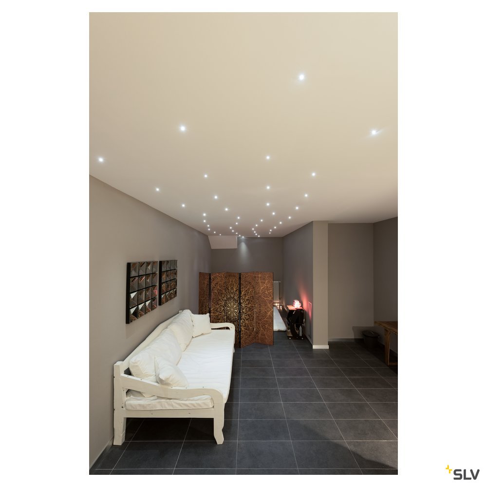 SLV TRITON MINI LED Deckeneinbauleuchte, weiss, 3000K, 12°